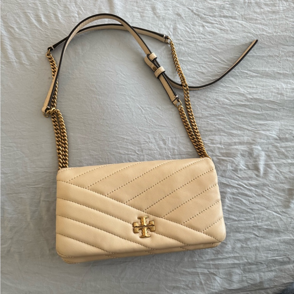 Tory Burch Cream Quilted Women's Bag
